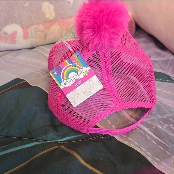 Multicolored birthday girl sparkle baseball cap - Picture 5 of 12